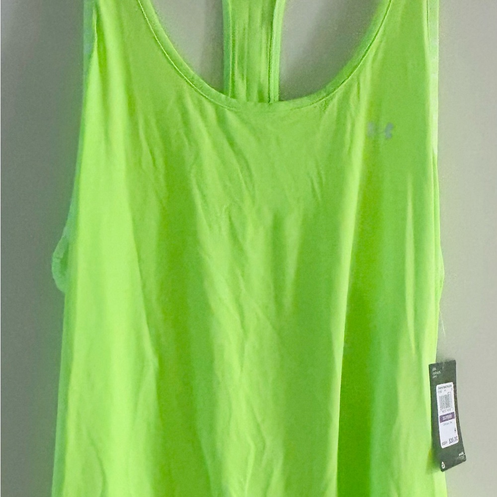 Under Armor New With Tags Knock out tank Size 2XL Neon Green